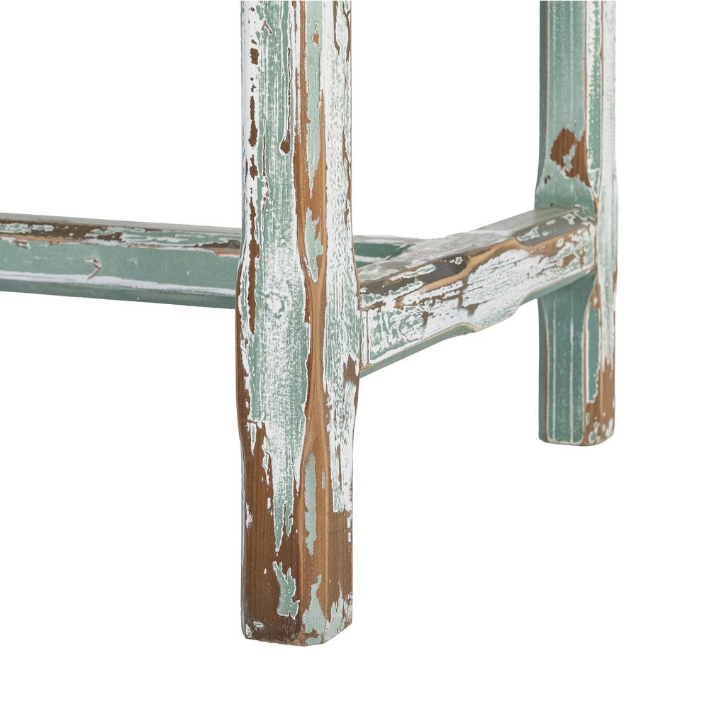 Armoire Bleue Bois Recyclé Ixia 181cm – Image 8