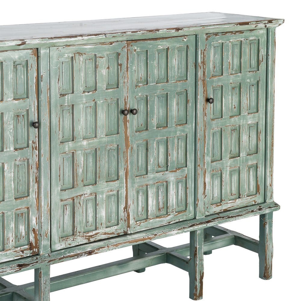 Buffet Vert Bois Recyclé Ixia 160cm – Image 3