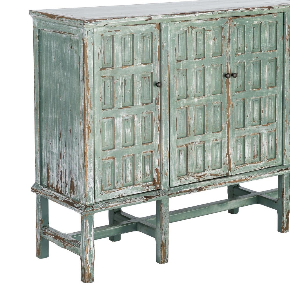 Buffet Vert Bois Recyclé Ixia 160cm – Image 6