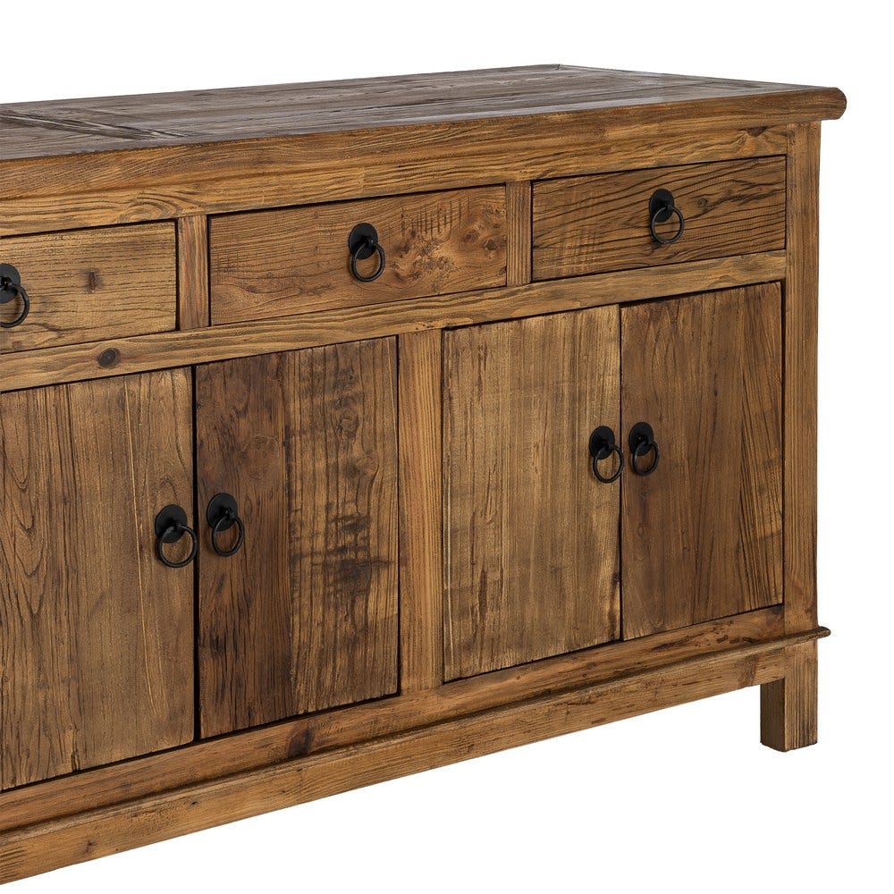 Buffet Bois Recyclé Naturel Ixia 190cm – Image 3