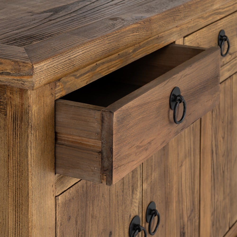 Buffet Bois Recyclé Naturel Ixia 190cm – Image 5