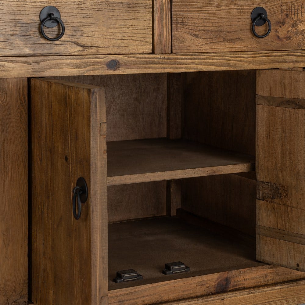 Buffet Bois Recyclé Naturel Ixia 190cm – Image 6