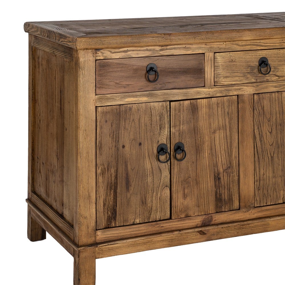 Buffet Bois Recyclé Naturel Ixia 190cm – Image 8