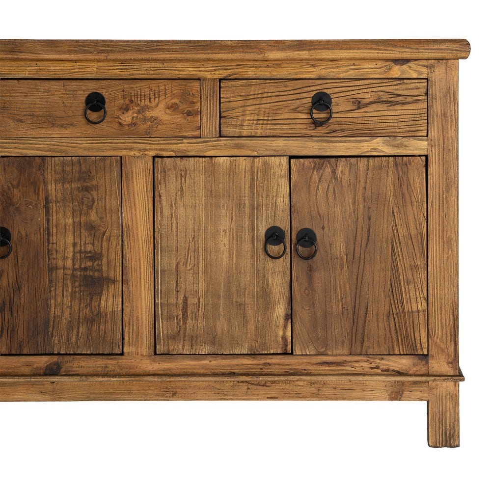 Buffet Bois Recyclé Naturel Ixia 190cm – Image 10