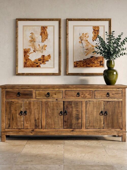 Buffet Bois Recyclé Naturel Ixia 190cm