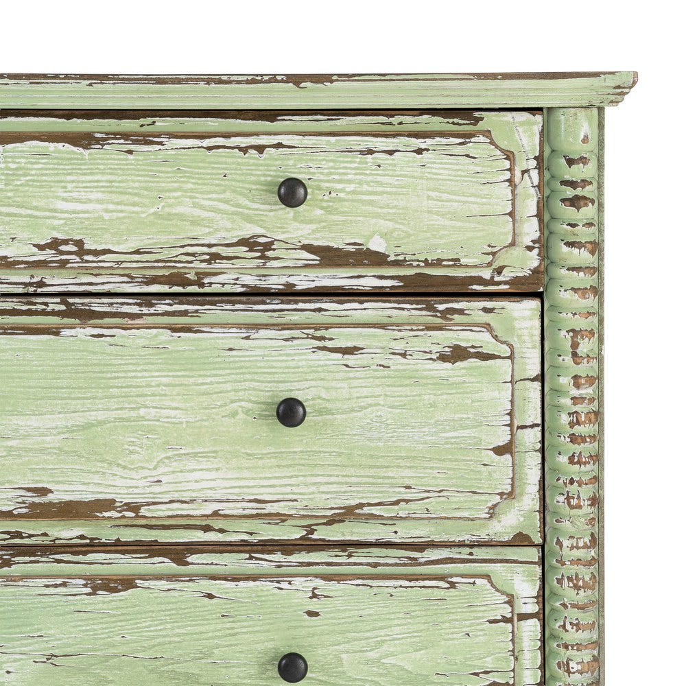 Commode Verte Bois Recyclé Ixia 95cm – Image 7