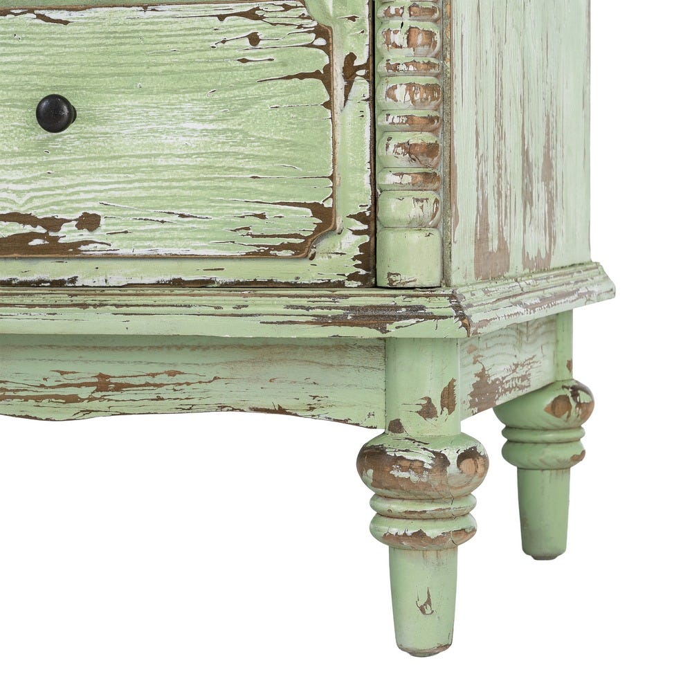 Commode Verte Bois Recyclé Ixia 95cm – Image 8