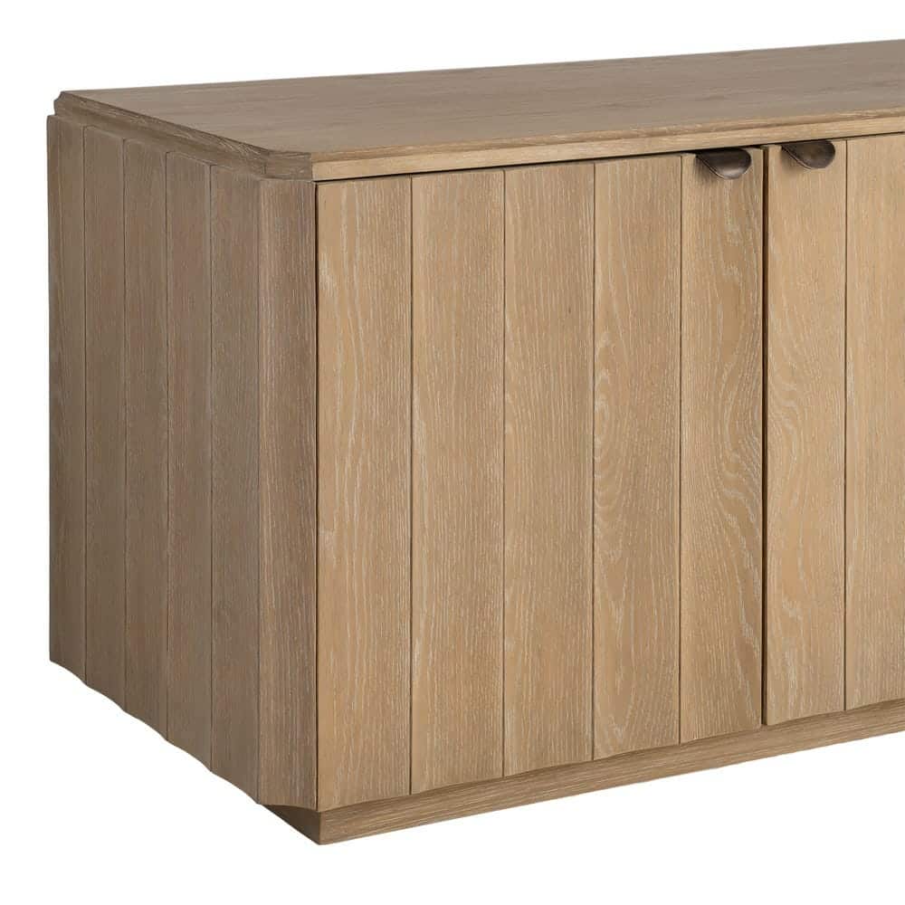 Buffet Naturel Bois De Chêne 208cm – Image 4