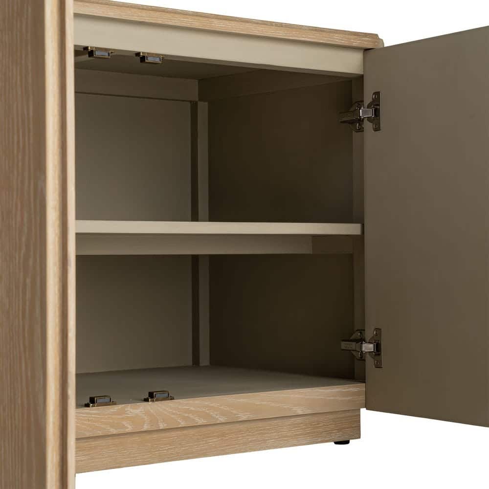 Buffet Naturel Bois De Chêne 208cm – Image 7