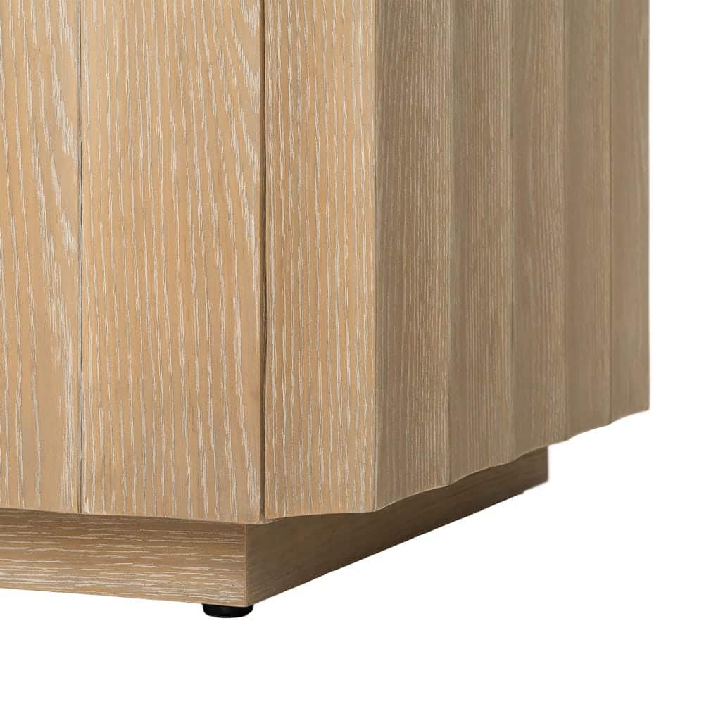 Buffet Naturel Bois De Chêne 208cm – Image 9