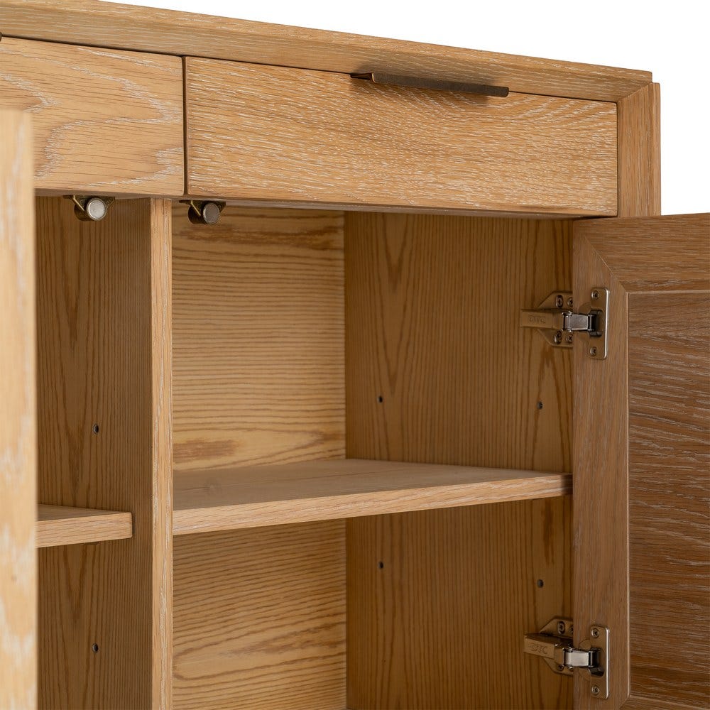 Buffet Naturel Bois De Chêne Ixia 240cm – Image 7