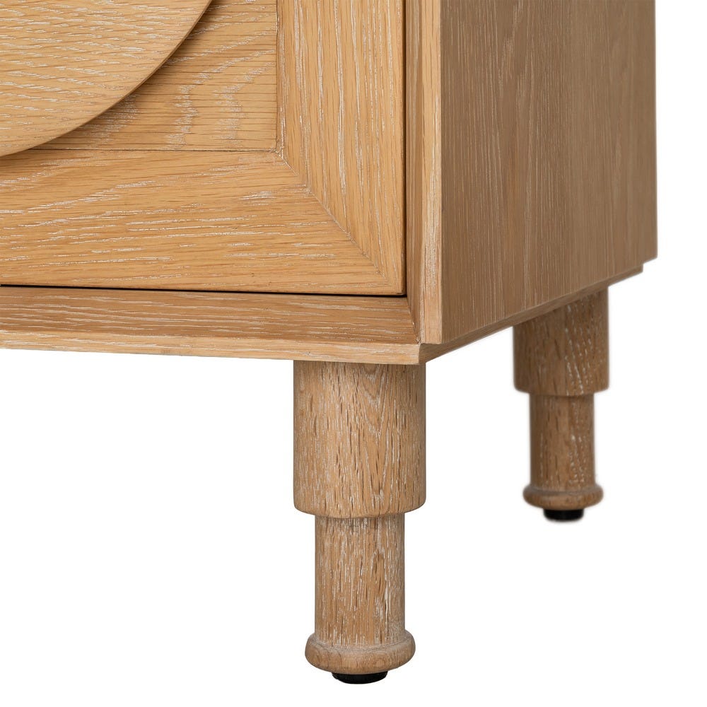 Buffet Naturel Bois De Chêne Ixia 240cm – Image 10