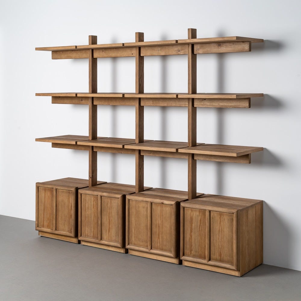 Bibliothèque Bois De Pin Ixia 210.5cm – Image 13