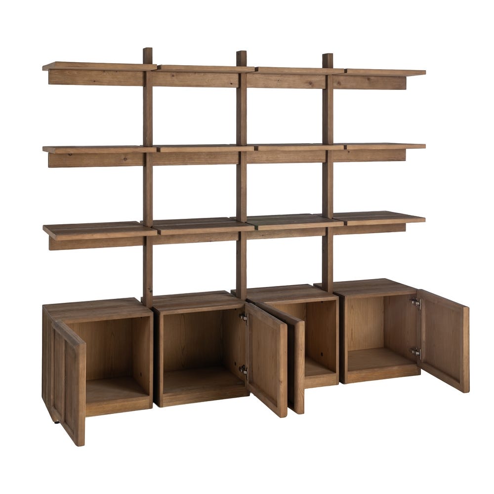 Bibliothèque Bois De Pin Ixia 210.5cm – Image 2