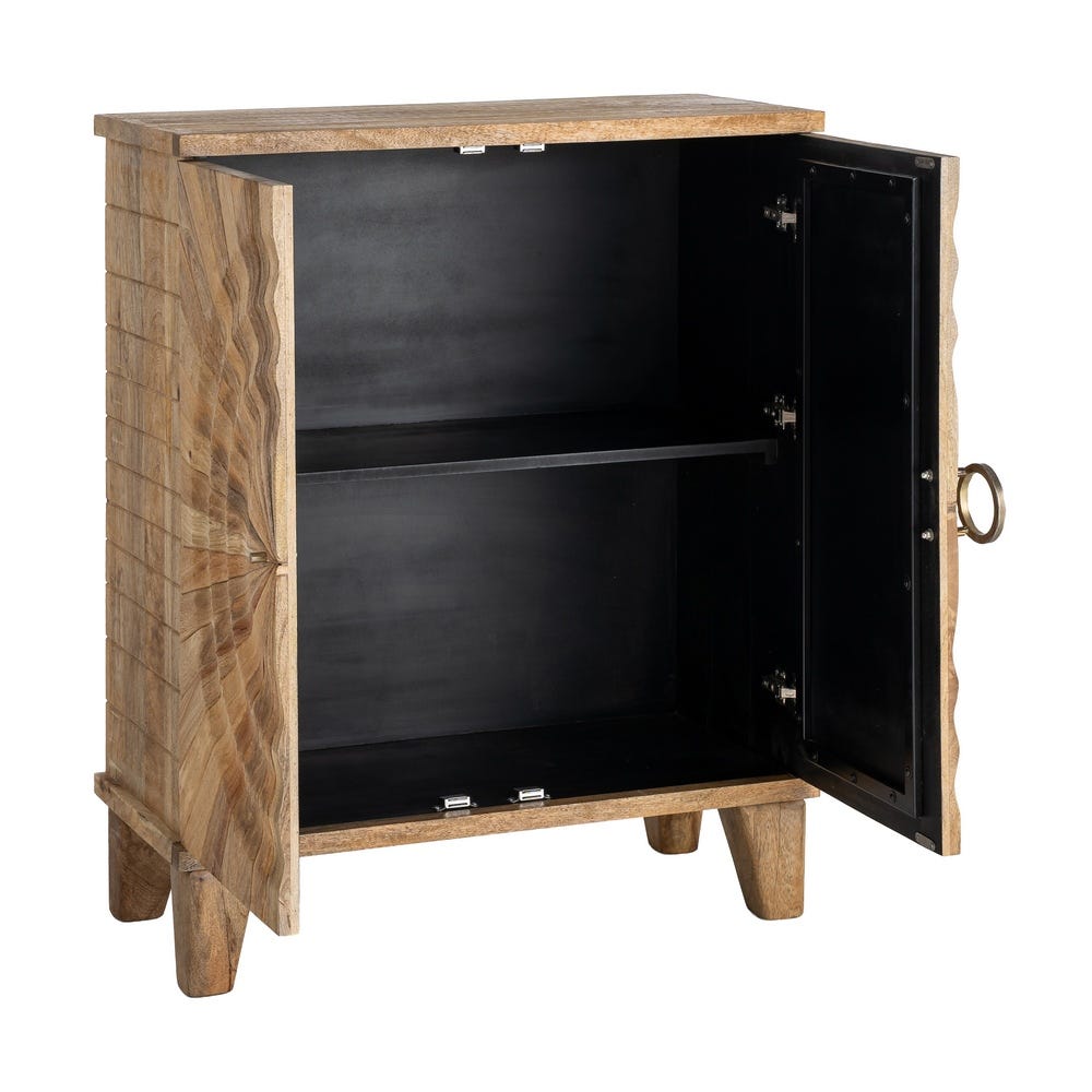 Armoire Naturelle Bois De Manguier Ixia 92cm – Image 2