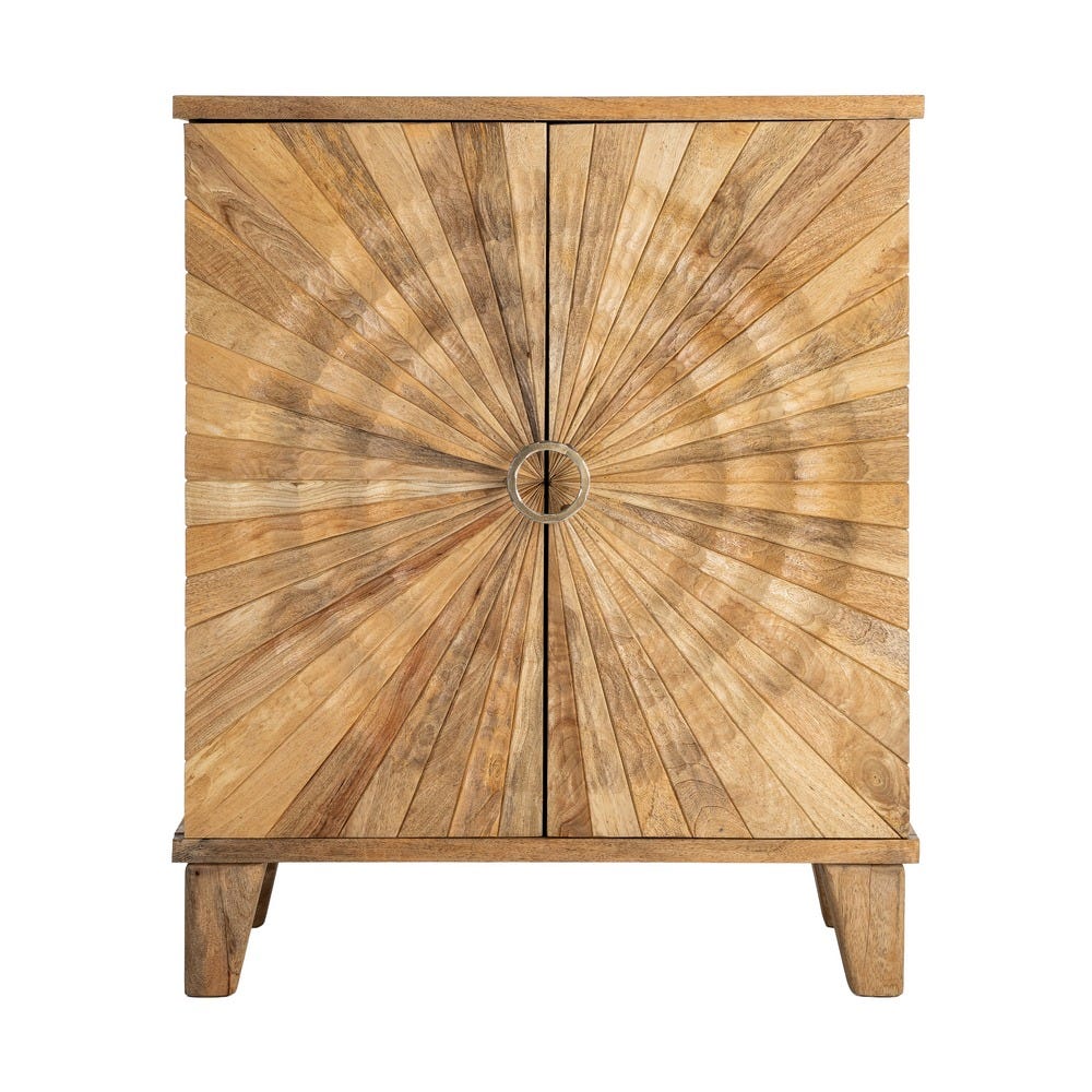 Armoire Naturelle Bois De Manguier Ixia 92cm – Image 3