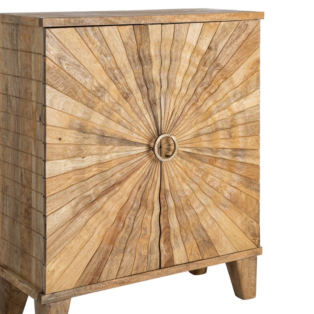 Armoire Naturelle Bois De Manguier Ixia 92cm – Image 4