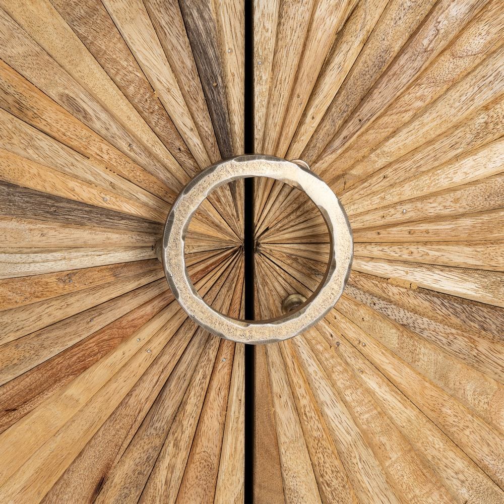 Armoire Naturelle Bois De Manguier Ixia 92cm – Image 6