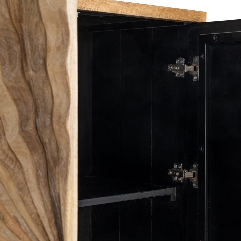 Armoire Naturelle Bois De Manguier Ixia 92cm – Image 8