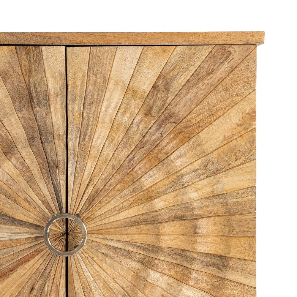 Armoire Naturelle Bois De Manguier Ixia 92cm – Image 9