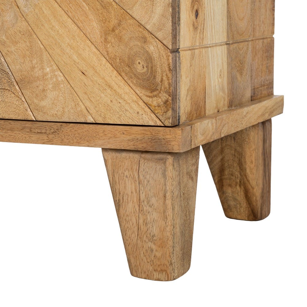 Armoire Naturelle Bois De Manguier Ixia 92cm – Image 10