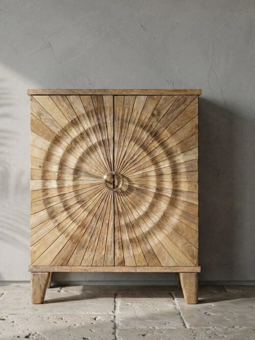 Armoire Naturelle Bois De Manguier Ixia 92cm