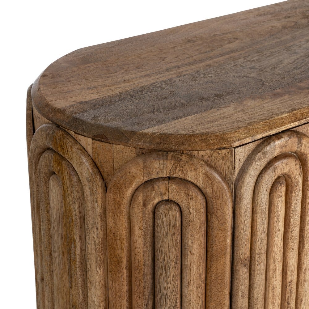 Buffet Bois De Manguier Trois Portes Ixia 152cm – Image 5