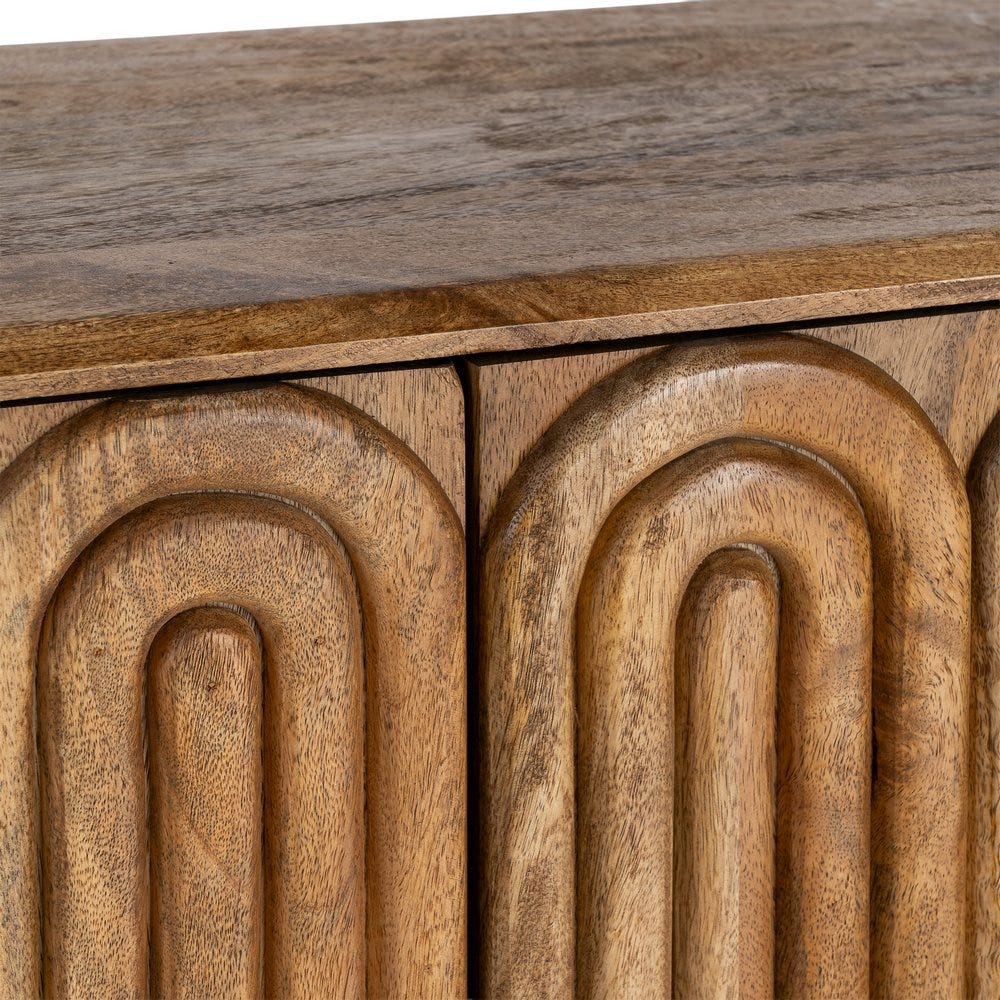 Buffet Bois De Manguier Trois Portes Ixia 152cm – Image 7