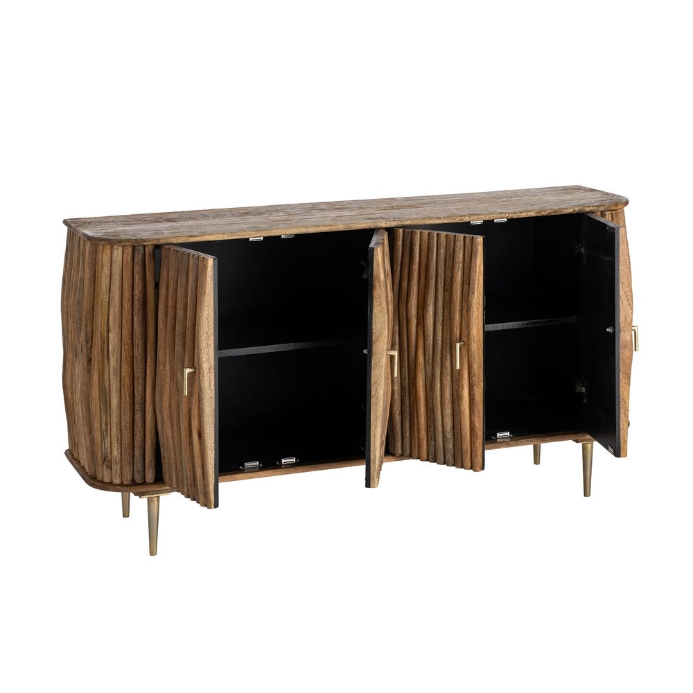 Buffet Bois De Manguier Ixia 148cm – Image 2