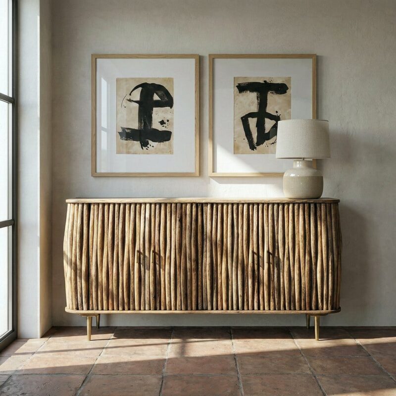 Buffet Bois De Manguier Ixia 148cm