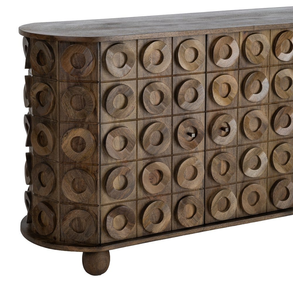 Buffet Bois De Manguier Ixia 147cm – Image 4