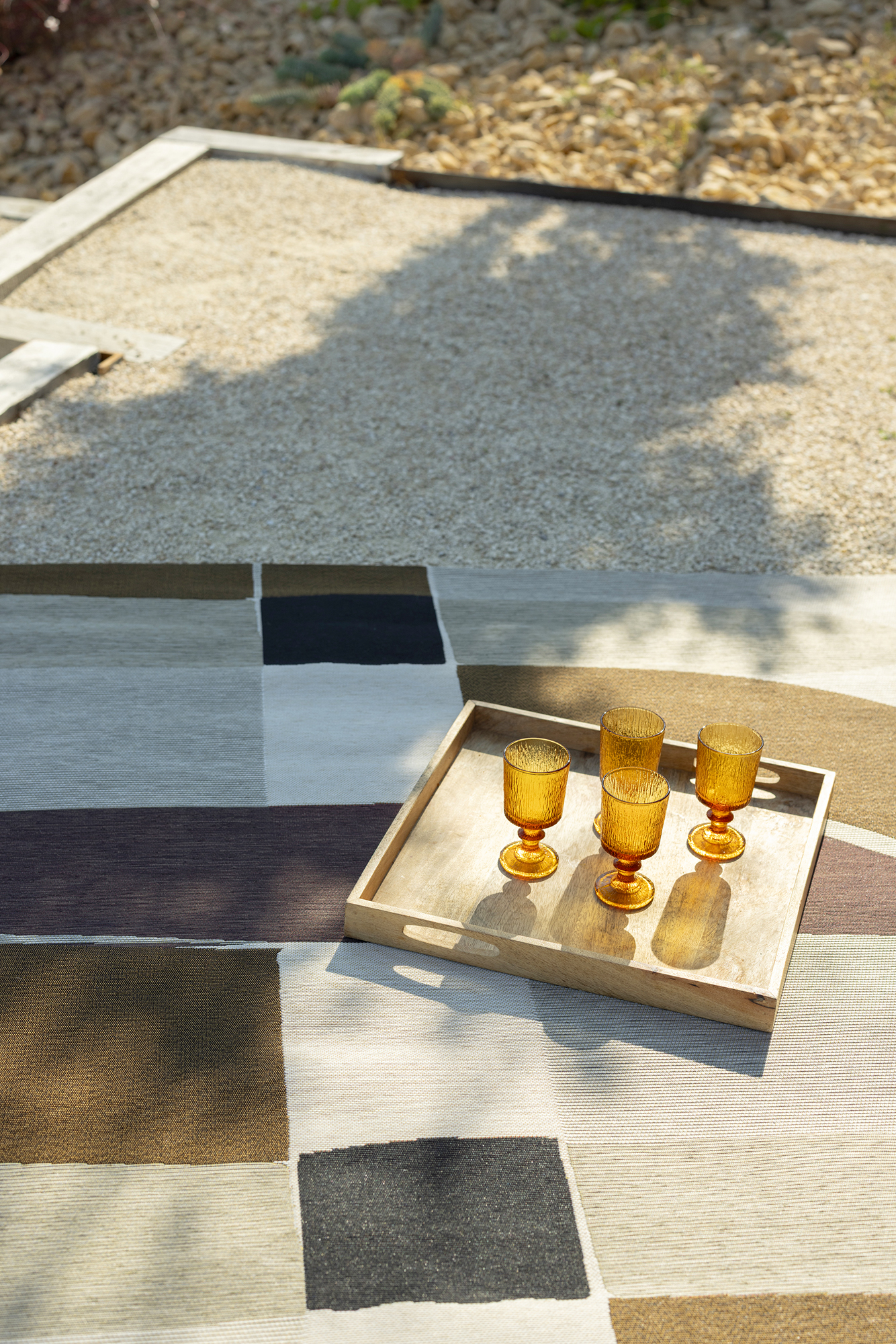 Tapis Kalia Extérieur Naturel Polypropylène – Image 5