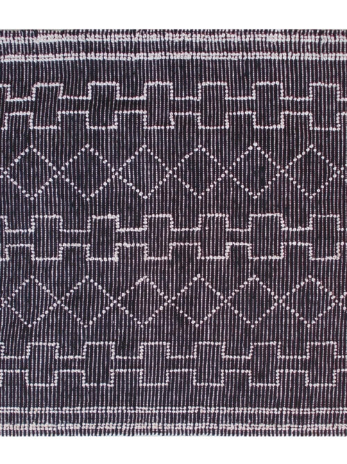 Tapis Gimie Charbon/Ivoire Polyester