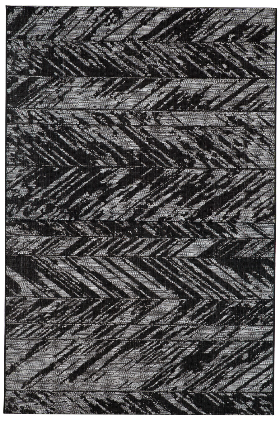 Tapis Evora Extérieur Noir Polypropylène