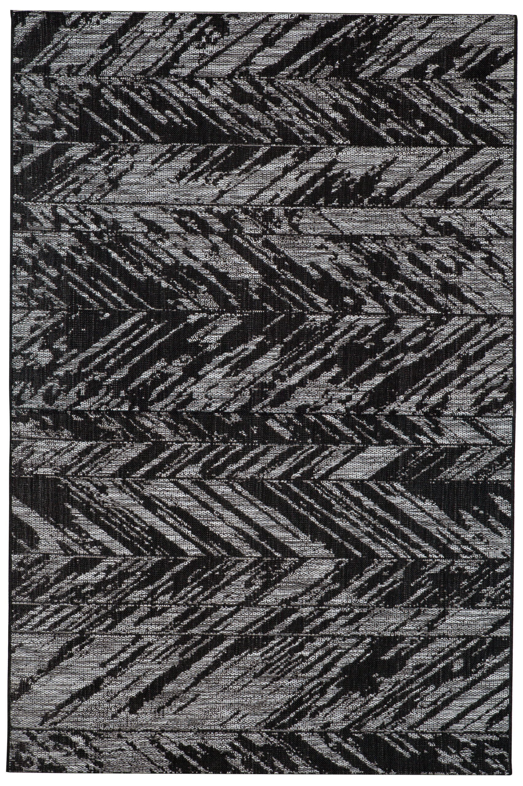Tapis Evora Extérieur Noir Polypropylène