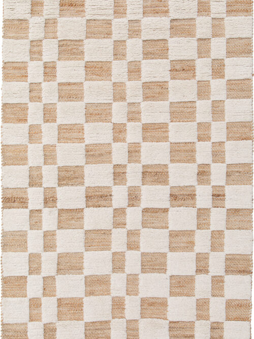 Tapis Milena Neige Jute