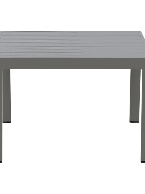 Table basse extérieur rectangulaire verte en aluminium 120x70 cm Copacabana