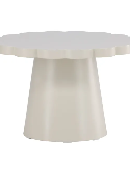 Table basse ronde beige 70 cm Krull