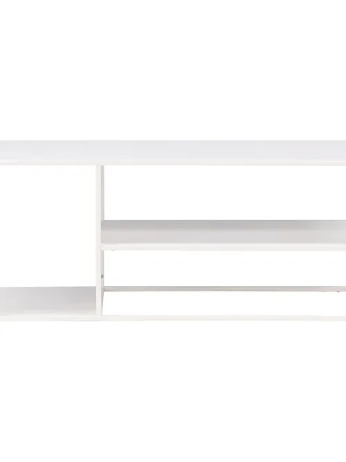 Table basse rectangulaire en métal 120x50 cm Staal