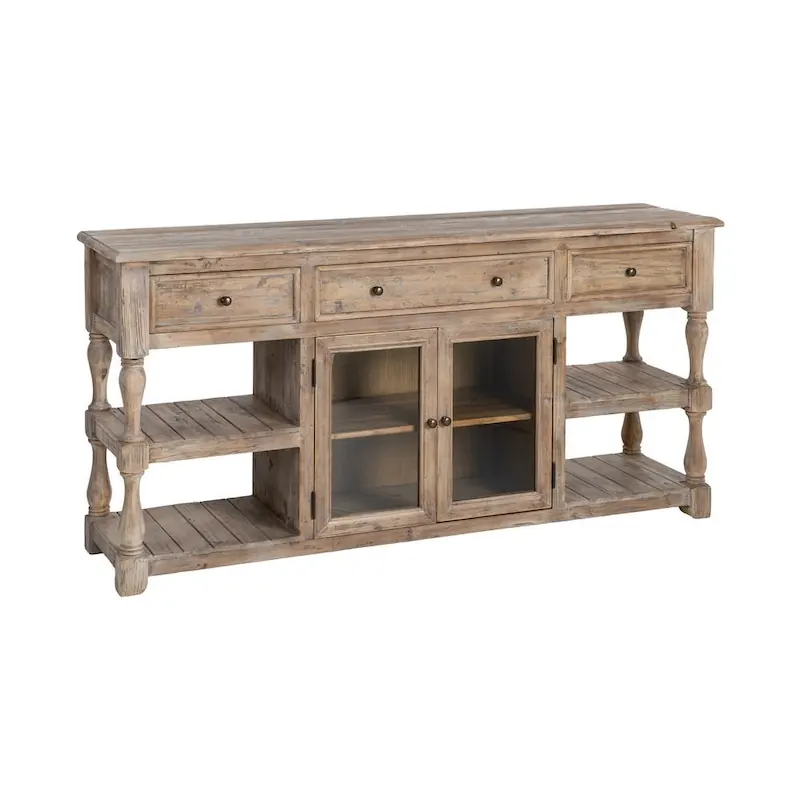 Buffet Pin Ixia 180cm, vue sur fond blanc