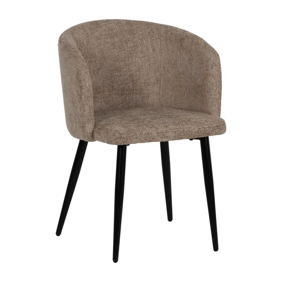 Lot de 2 : Chaise Tissu-Métal Ixia 53 cm