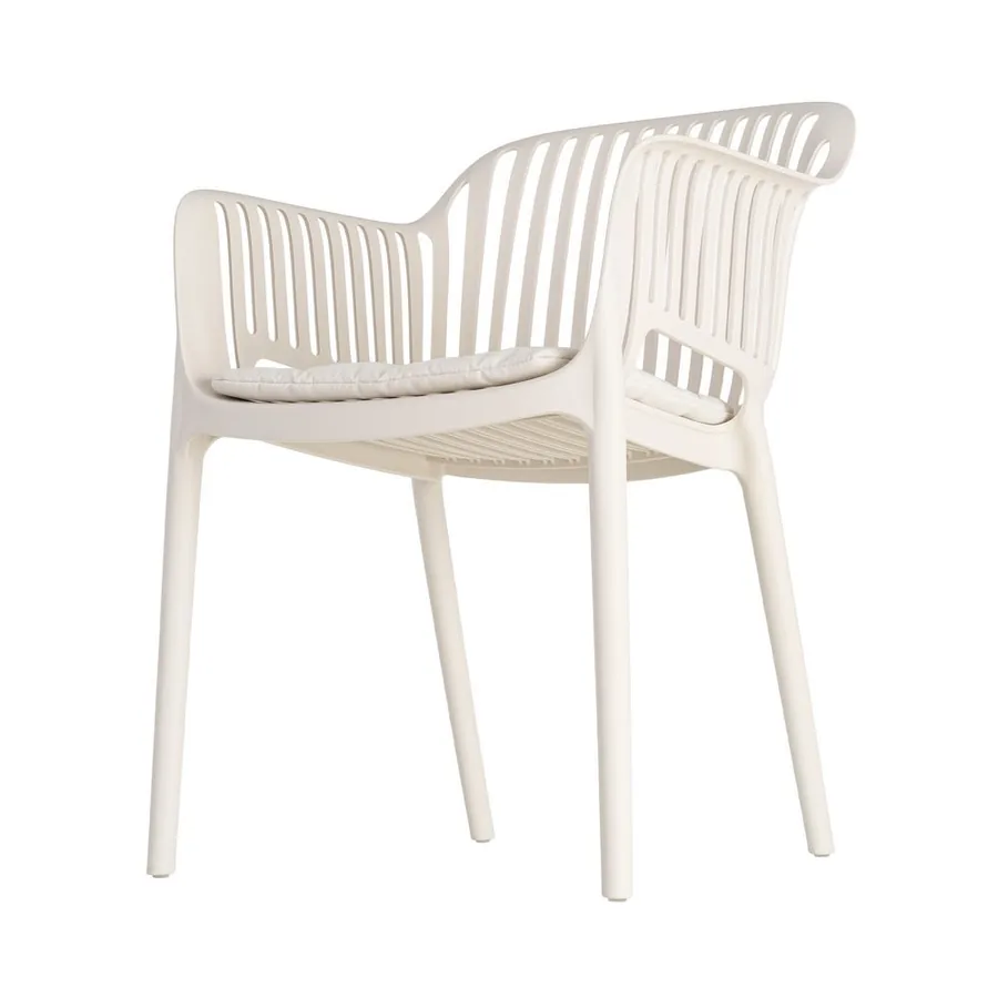 Lot de 4 : Chaise Empilable Polypropylène Extérieur Ixia 55 cm