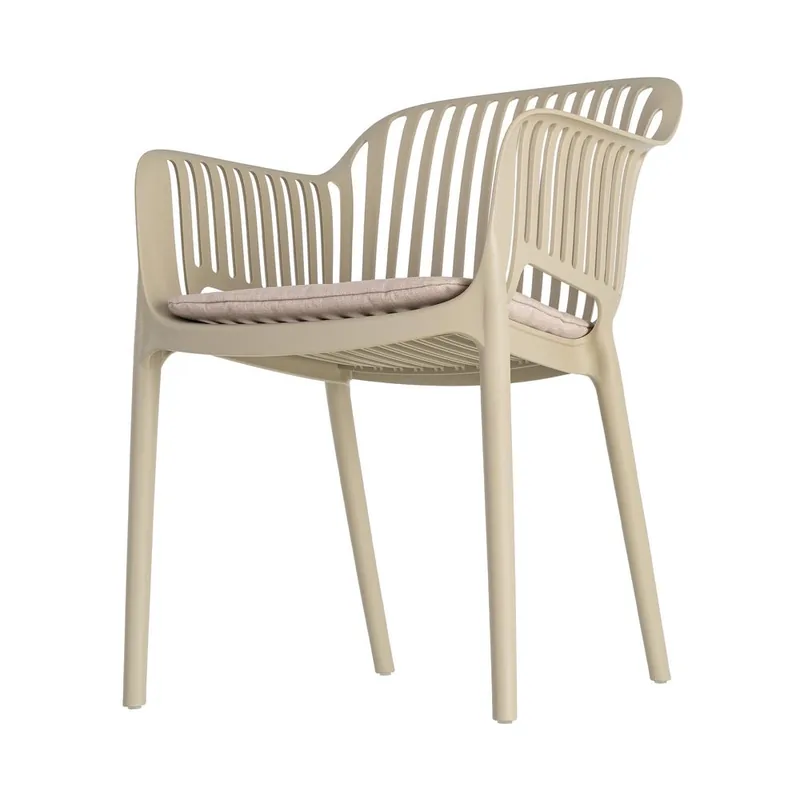 Lot de 4 : Chaise Empilable Polypropylène Extérieur Ixia 55 cm