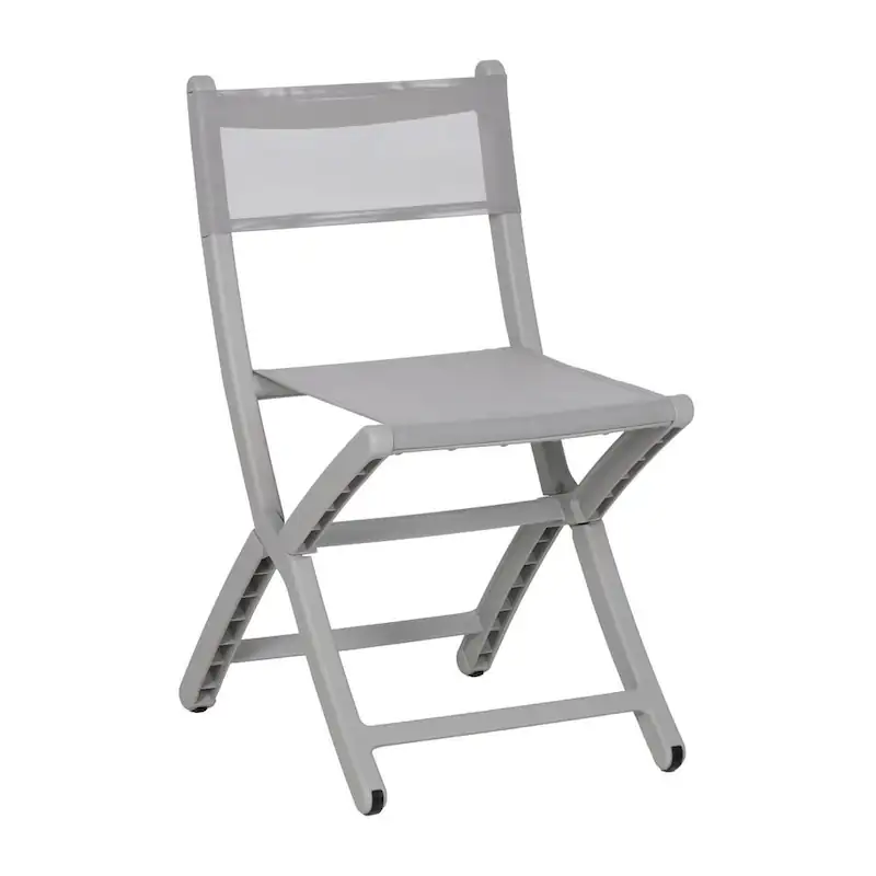 Lot de 4 : Chaise de jardin pliante en polypropylène 45 cm