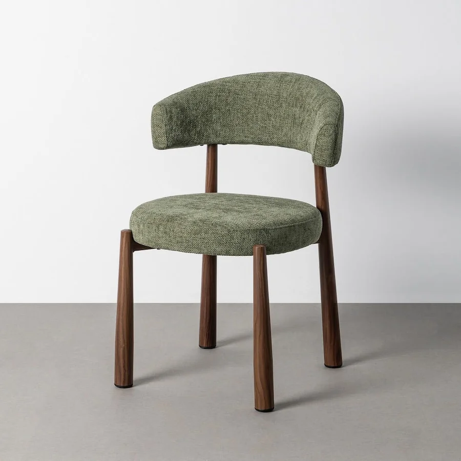 Chaise Tissu Ixia 56 cm, vert