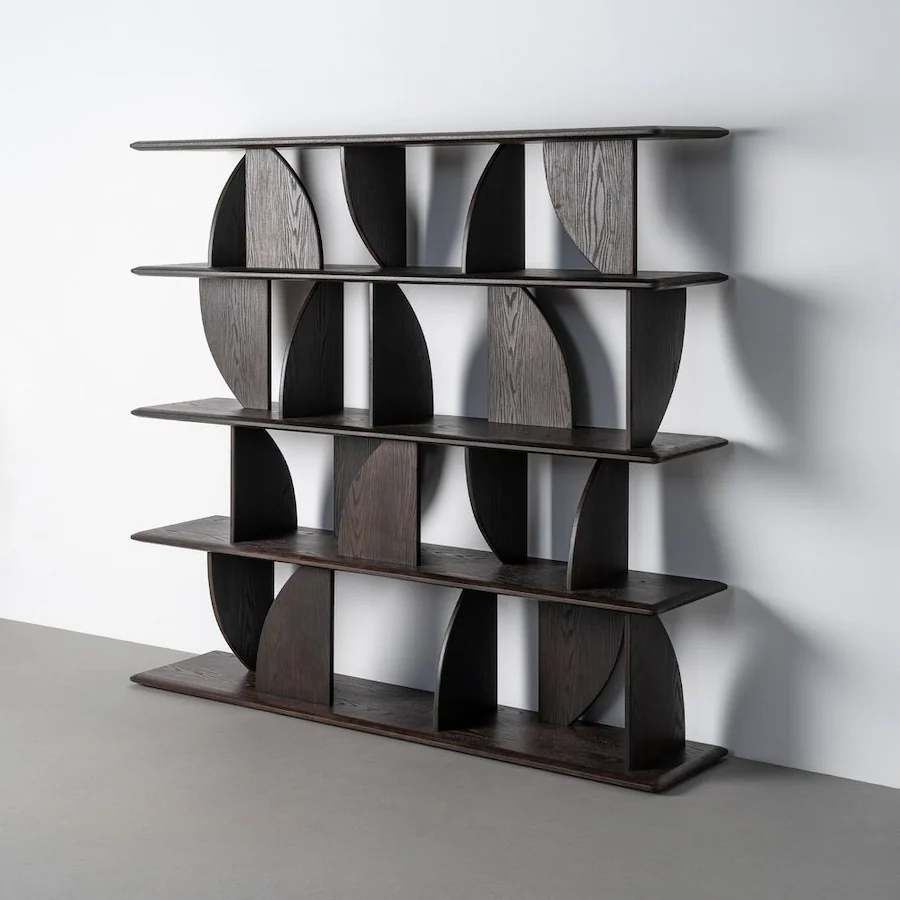 Étagère Ixia 180cm, marron