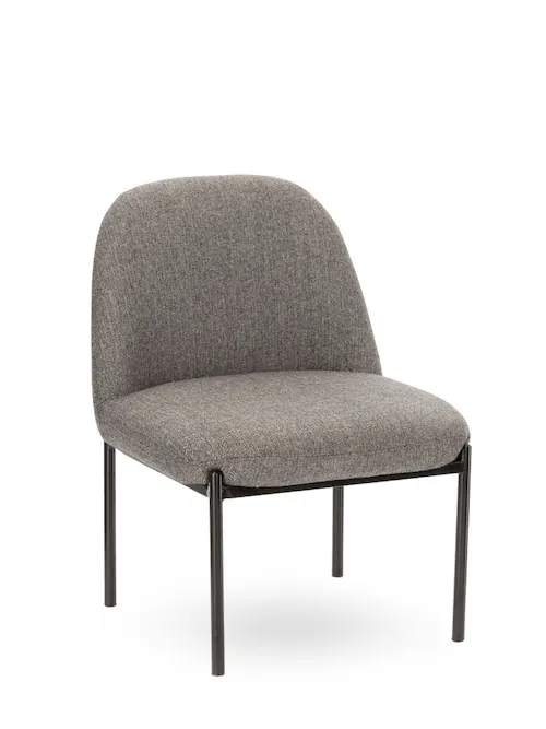 Fauteuil bas Derby en tissu à chevrons – Athezza