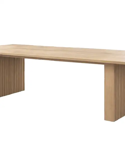 Table à manger extensible Humle en hévéa, 200 cm