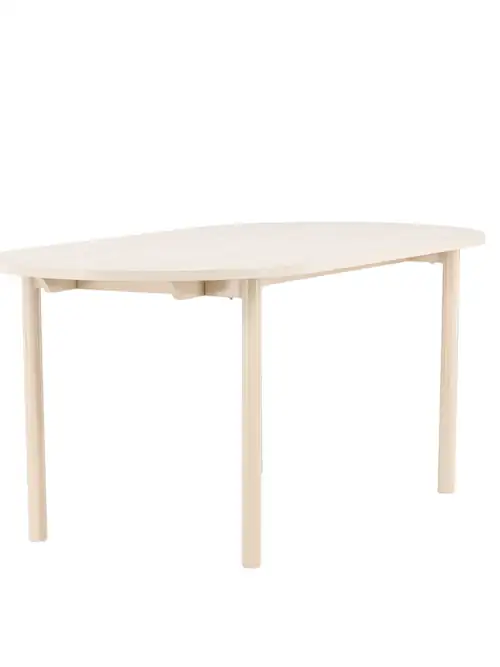 Table à manger ovale Andy à pieds fins, 180 cm