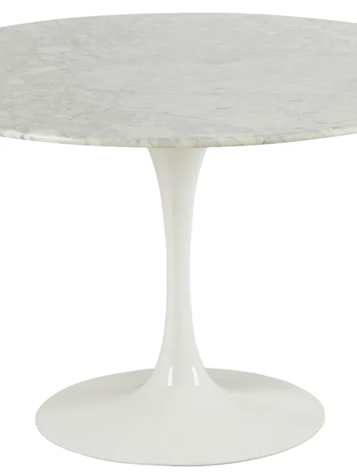 Table ronde Marbella en marbre, pied tulipe – Athezza